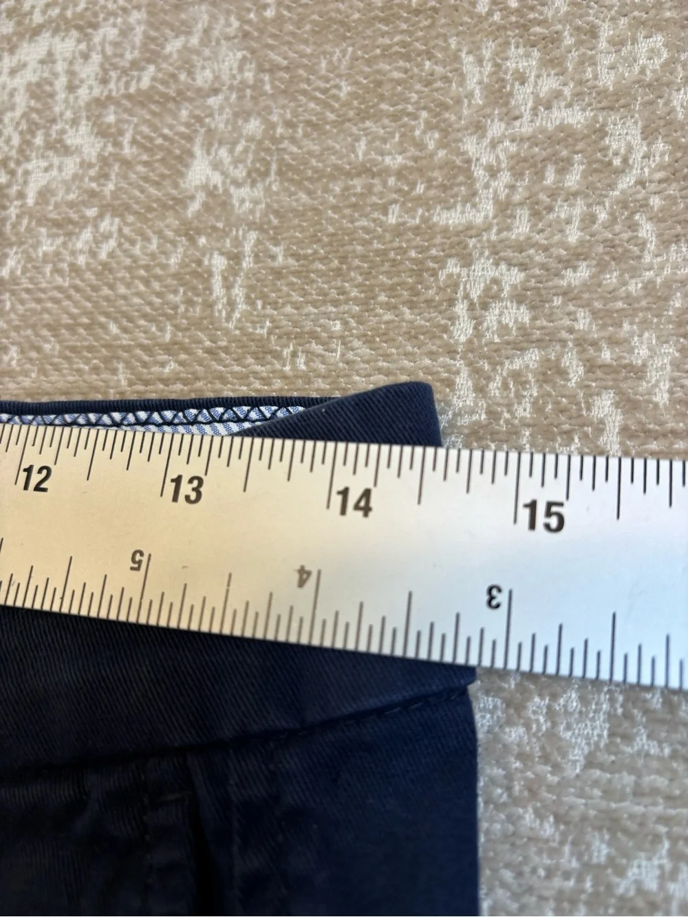 J.Crew 4” Stretch Chino Shorts Navy Blue Size 8 H5806 Classic Preppy EUC